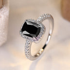 Midnight Glam Zirconia Ring