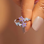 Purple Blue Grace Ring
