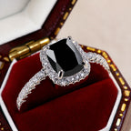Midnight Glam Zirconia Ring
