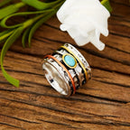 Chunky Aquamarine Wrap Ring