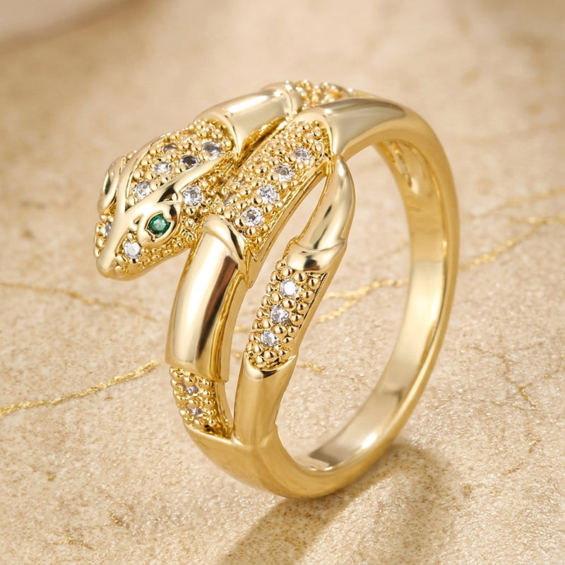 Lavish Snake Statement Ring
