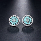 Crystal Flower Luxe Earrings