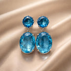 White Gold Majestic Zirconia Earrings