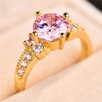Royal Round Solitaire Accent Ring
