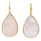 Polished Pear Shaped Dangle Earrings