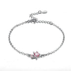 Paw Set 4 Pieces with Zirconia Heart