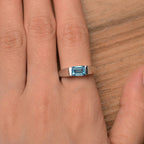 Blue Jewel Statement Ring