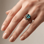 Rose Gold Forest Ring