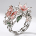 Silver Butterfly Dreamer Ring