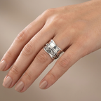 Vintage Rose Band Ring
