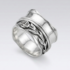 Vintage Rose Band Ring