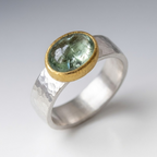 Silver Greenfield VIntage Ring