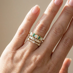 Multi Stone Zirconia Stack Ring