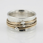 Dual Tone Spinner Ring