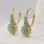 Turquoise Mosaic Elegance Earrings