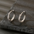 Radiant Twisted Hoop Earrings