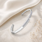 Cubic Zirconia Open Bracelet