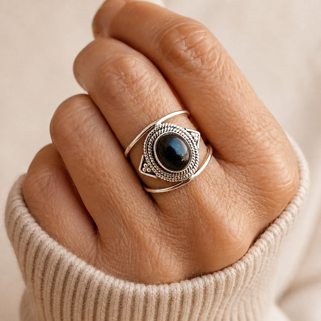 Radiant Vintage Jewel Ring
