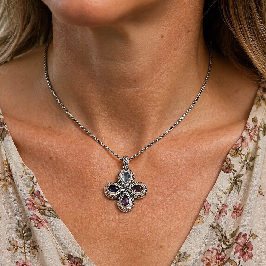 Kensington Petal Charm Necklace