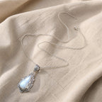 Vintage Moonstone Teardrop Pendant
