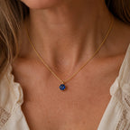 Round Solitaire Pendant Necklace