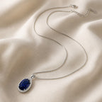 Royal Blue Pendant Necklace