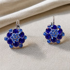 Floral Stud Silver Earrings