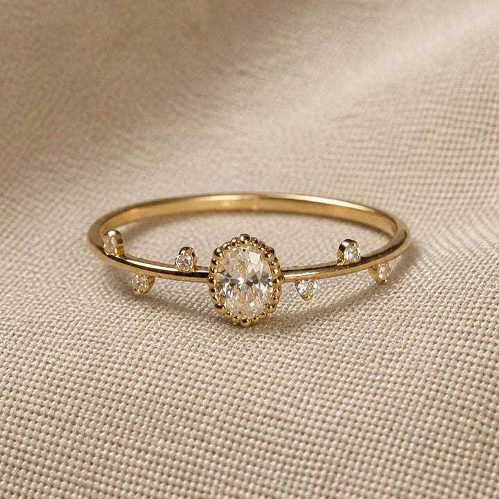 Contemporary Zirconia Minimal Ring