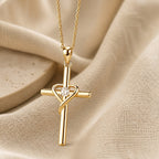 Radiant Delicate Cross Necklace