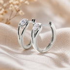 Lustrous Statement Hoop Earrings