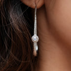 Retro Boho Moonstone Earrings