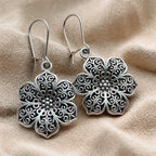 Vintage Bohemian Flower Earrings