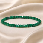 Faceted Jade Stone Bracelet
