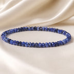 Faceted Jade Stone Bracelet