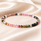 Faceted Jade Stone Bracelet