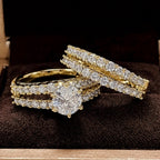 Luxury Stackable Zirconia Ring Set