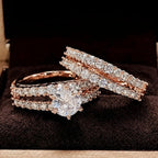 Luxury Stackable Zirconia Ring Set