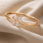 Flower Design Zirconia Bracelet