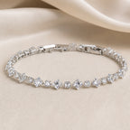 Elegant Geometric Zirconia Bracelet