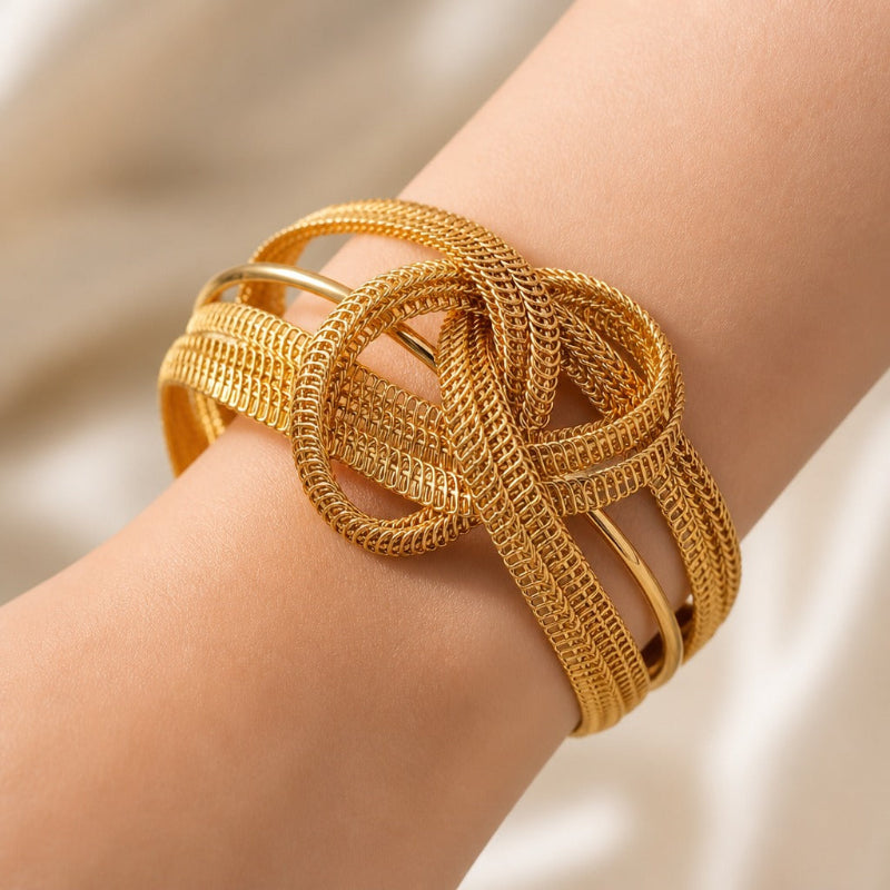 Timeless Geometric Cuff Bracelet