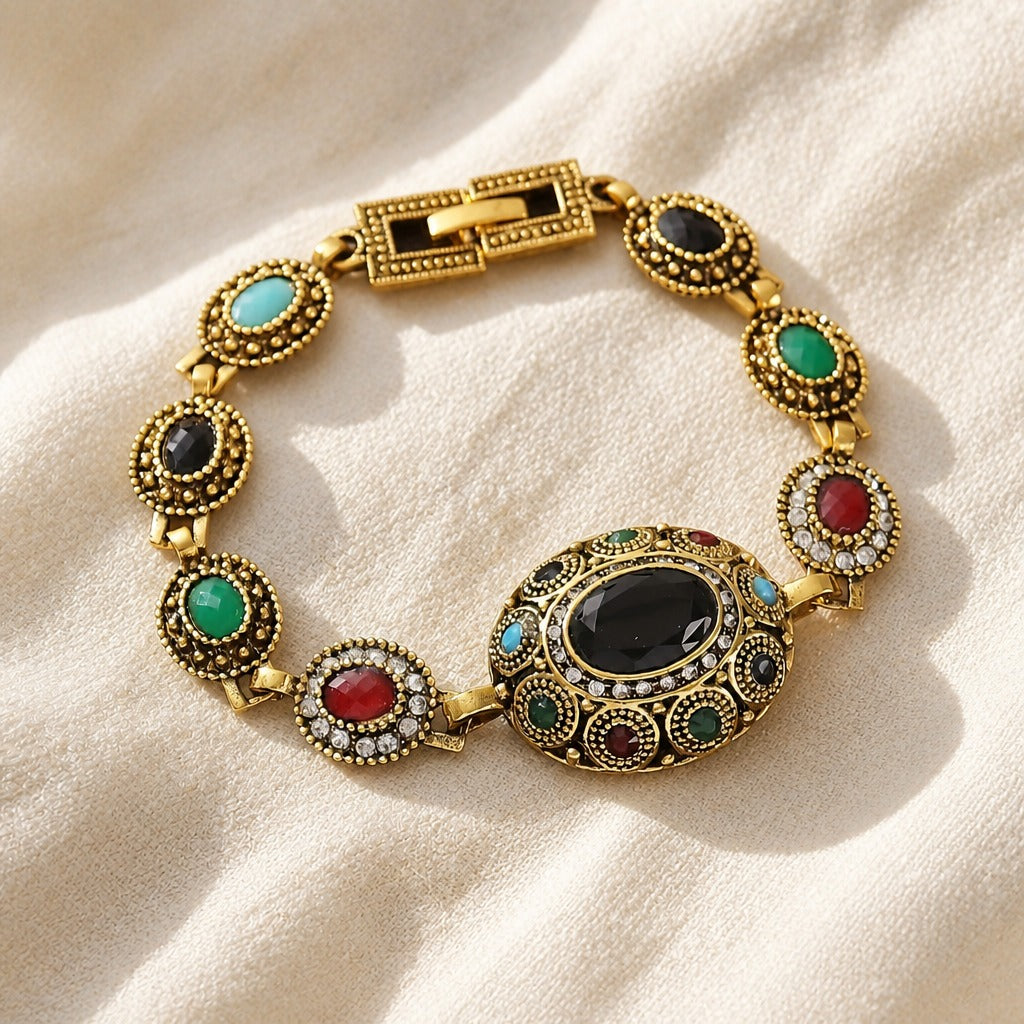 Elysian Gemstone Charm Bracelet