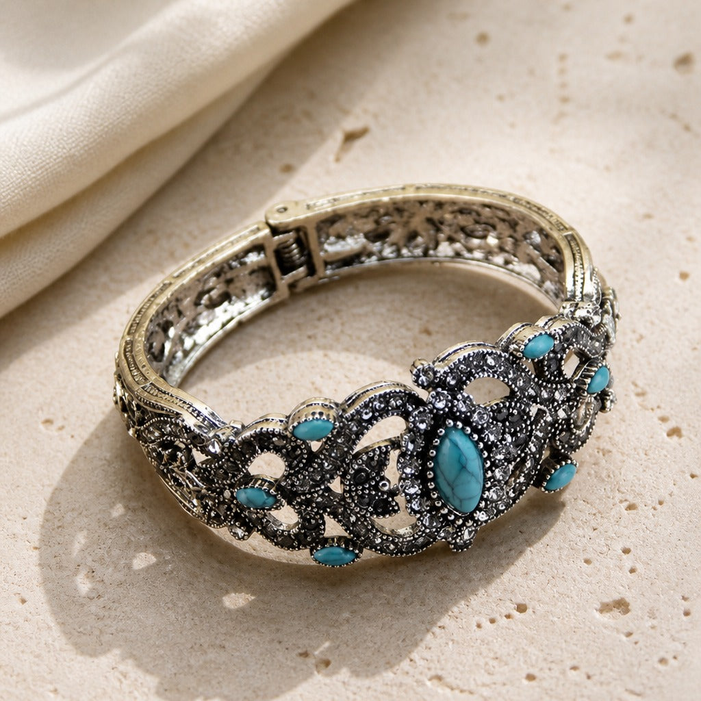 Vintage Artisan Cuff Bracelet