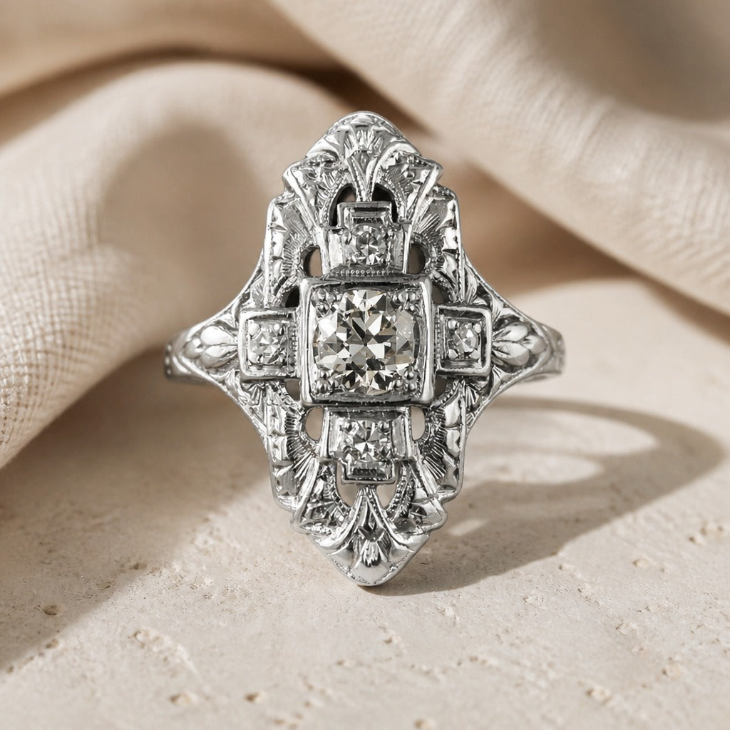 Celestial Prism Statement Ring