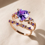 Radiant Gold Heart Ring