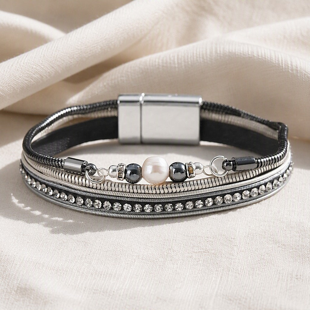 Timeless Pearl Layered Bracelet