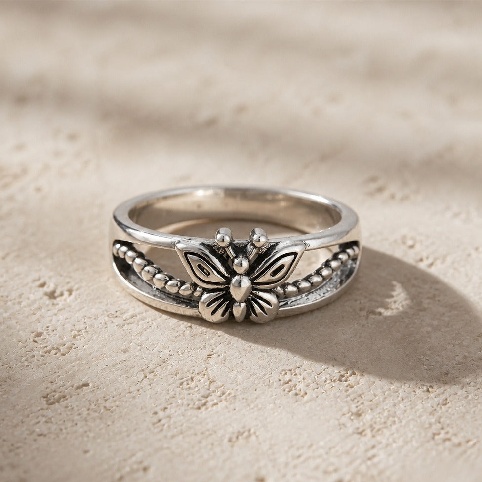 Ethereal Butterfly Artisan Ring