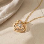 Eternal Heart Hollow Necklace
