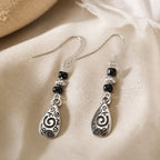 Vintage Empress Teardrop Earrings