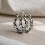 Vintage Boho Chic Hoop Earrings