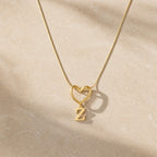 Evermore Heart Initial Necklace